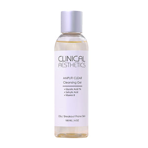 Glycolic Acid, Salicylic Acid Clear Cleansing Gel, Amplifi Clear by Clinical Aesthetics