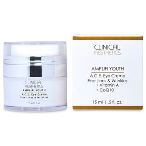 Vitamin A, C, E Eye Creme, Fine Lines and Wrinkles, Amplifi Youth by Clinical Aesthetics