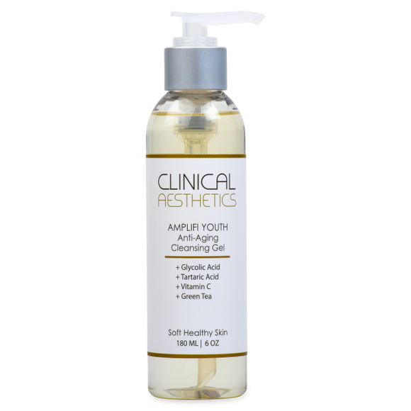 Anti-Aging Cleansing Gel, Glycolic, Lactic, Citric, Malic, and Tartaric Acids