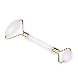 White Quartz Facial Roller CONTOURING + DE-PUFFING
